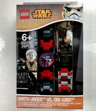 Lego Star Wars Darth Vader Vs Obi Wan Watch Minifigure Mini Figure 8020387