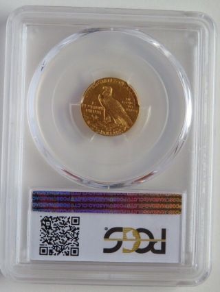 1914 - D Indian Head $2.  50 Gold Quarter Eagle,  PCGS AU58 2