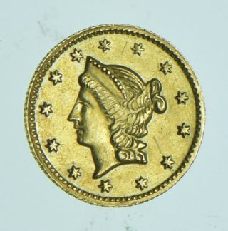 1853 Liberty Head California Gold 1/2 Dollar - Bg - 430 5583