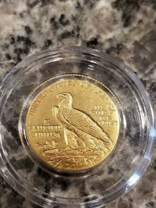 1914 Philadelphia $2.  50 GOLD INDIAN HEAD QUARTER EAGLE 2 1/2 (. 1209oz) Over 1/10 3