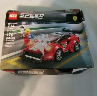 Lego Speed Champions Ferrari Scuderia Corsa 179pc Building Kit Car Minifigure