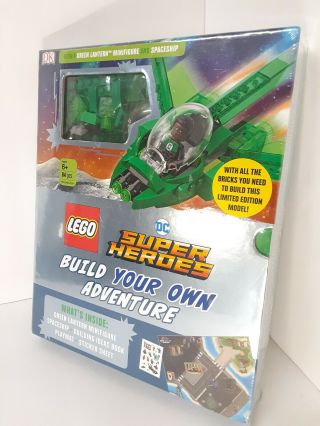 Heroes Lego Build Your Own Adventure Green Lantern Mini Figure Book