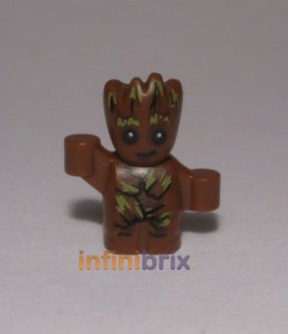 Lego Baby Groot Minifigure From Set 76081 Guardians Of The Galaxy Sh389