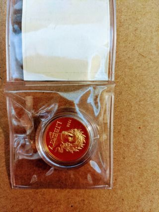 1988 - W Olympic $5 Gold Five Dollar Proof,  Investment Rarities,  Inc.