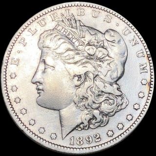 1892 - S Morgan Silver Dollar Nearly Uncirculated San Francisco $1 Key Date Silver