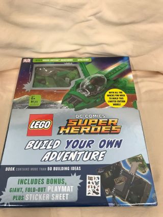 Heroes Lego Build Your Own Adventure Green Lantern Minifigure Book 84 Pc.
