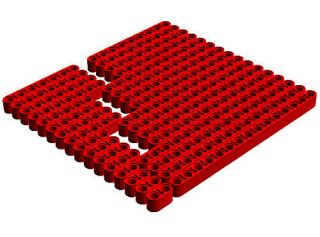 Lego Red Beam Kit (technic,  Brick,  Liftarm,  Bulldozer,  Excavator,  Crane,  Car,  Truck)