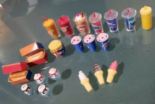 Miworld Dairy Queen Dq 20 Peices Mi World Loose Doll House Dollhouse Miniatures