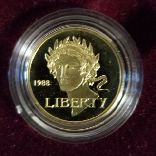 1988 Gold Proof Five Dollar Olympic Coin