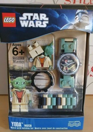 Lego 9002069 Star Wars Yoda Watch NIB Cone Wars Rare Hard To Find 2011 3