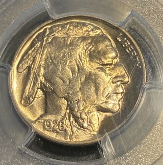 PCGS MS66,  1926 Buffalo Nickel,  Off The Charts Luster 2