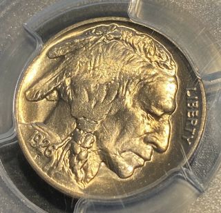 PCGS MS66,  1926 Buffalo Nickel,  Off The Charts Luster 3