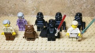 Lego Star Wars Minifigures Darth Vader Luke Skywalker Lightsaber 2