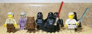 Lego Star Wars Minifigures Darth Vader Luke Skywalker Lightsaber 3