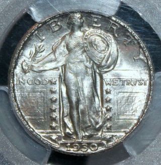 ☆ms - 64fh☆ 1930 - P Standing Liberty Quarter Pcgs Really Luster