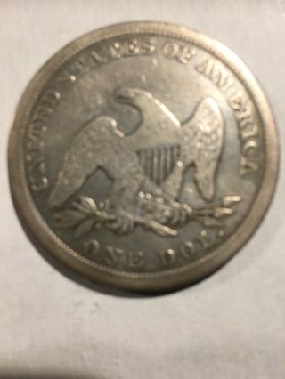 1842 Seated Liberty One Dollar 2