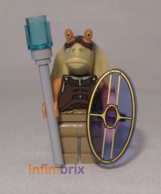 Lego Gungan Soldier Minifigure From Set 7929 Star Wars Sw302