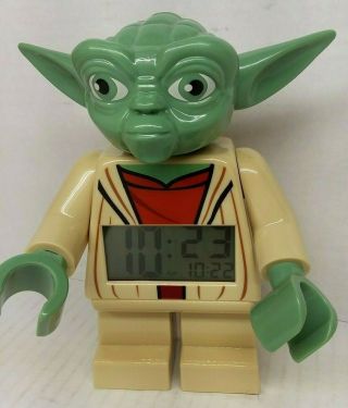 Lego Star Wars Yoda Digital Alarm Clock 7 " Inches Tall 9003080 2856203