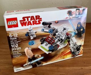 Nib Star Wars Lego Set 75206 Jedi Clone Troopers Battle Pack Disney