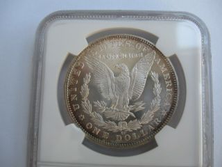 1883 CC $1 Morgan Silver Dollar NGC MS65 PL Toning 3
