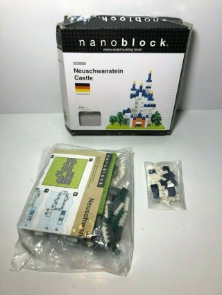 Nanoblock " Micro Sized Building Blocks " - Neuschwanstein Castle (over 550pcs. )