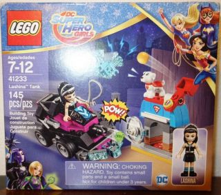 Lego 41233 Dc Superhero Girls Lashina Tank W/superdog Krypto Minifigures Co2