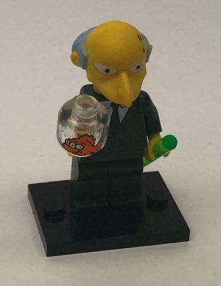 Lego Mr.  Burns Collectible Minifig Figure: Series 1: The Simpsons