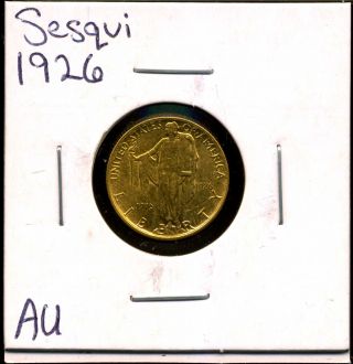 1926 G$2.  50 Sesquicentennial Gold Quarter Eagle In Au 18