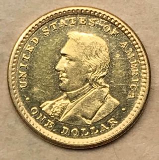 1905 Lewis & Clark $1 Commemorative Gold Au/unc Details