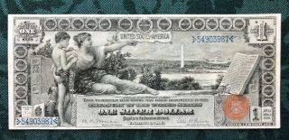 1896 $1 Silver Certificate Educational Note (vf - Xf)