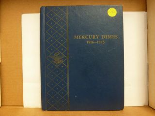 1916 - 1945 Mercury Dime Set Missing 1916 - D,  1942 Over 1941 (76 Coins) 162