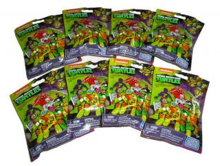Mega Bloks Teenage Mutant Ninja Turtles Series 1 Blind Bags 8 Pack -