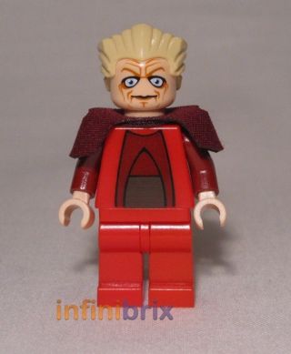 Lego Chancellor Palpatine Minifigure From Set 8039 Star Wars Sith Sw243