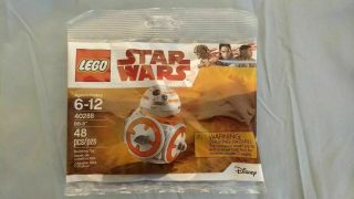 2019 Lego Star Wars Set 40288 Promo Poly Bag Bb - 8 Exclusive Limited Edition