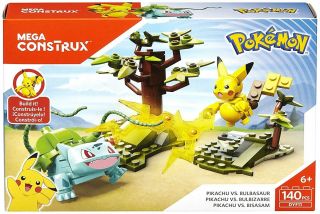 Mega Construx Pokemon Pikachu Vs.  Bulbasaur (dyf11)