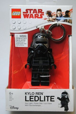 Lego Star Wars Kylo Ren Led Lite Key Chain Ring Light (k)