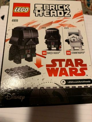 LEGO BrickHeadz Darth Vader (41619) & Factory,  Rare,  Star Wars 3