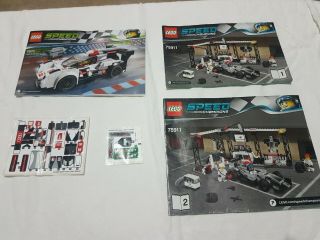 Lego Manuals,  Stickers 5pce.  75872 & 75911