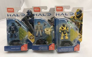 Halo Heroes Series 9 Mega Construx (3 Figures)