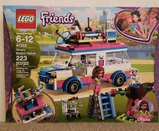 Lego Friends Olivia’s Mission Vehicle 41333 Building Set (223 Piece)