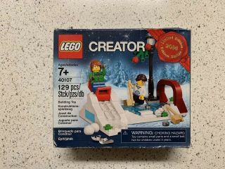 Lego Creator 2014 Limited Edition Winter Skating Scene 40107,