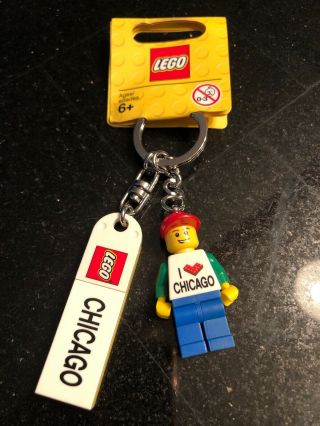 Lego - I Love Chicago - Minifigure Keychain 850490