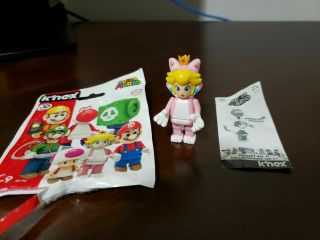 Knex Mario Figure - Cat Princess Peach - Series 10 Nintendo Blind Bag