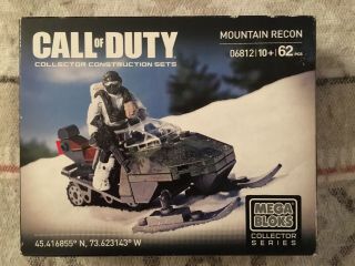 Mega Bloks Call Of Duty Mountain Recon Collector Series Never Opened