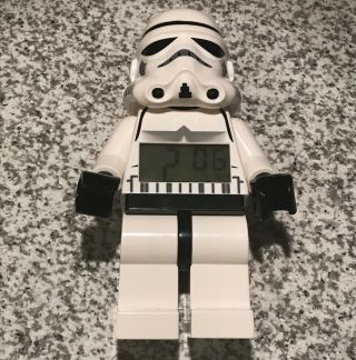 Lego Star Wars Stormtrooper Alarm Clock Figure 2015