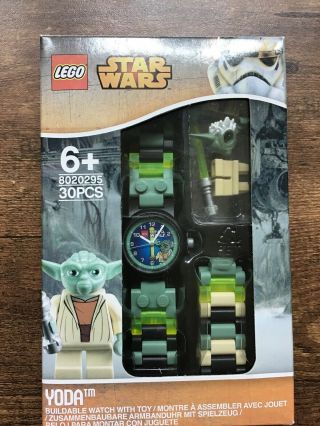 Lego Star Wars Yoda Minifigure Link Watch (8020295