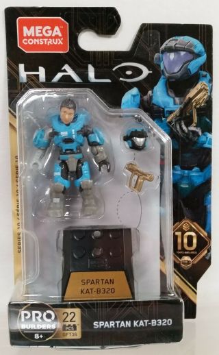 Mega Construx 2019 Halo Heroes Series 10 Spartan Kat B320 Micro Figure Reach