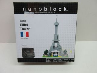 Nanoblock Micro - Sized Building Block Set Eiffel Tower Nbh 004
